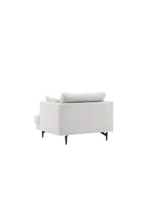 Sofia Beige  Cordurosy Armchair, Beige