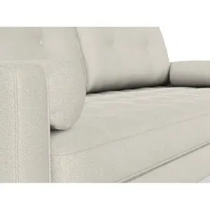 Jacquelyn 3 Seater Bouclé-Sofa Bed Equilibrio 01