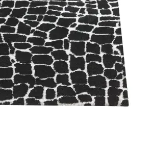 Area Rug 160 x 230 cm Black and White PUNGE