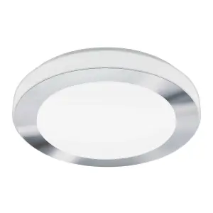 EGLO LED Carpi Chrome Steel IP44 Ceiling Light