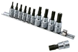 Laser Tools 8898 Magnetic Torx / Star Bit Set 11pc