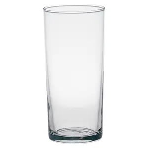 Queensway Home & Dining Height 12cm Set of 6 Clear Glass Tall Water Juice Drinking Highball Tumbler Glasses 200ml