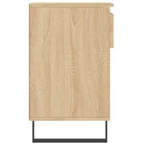 Berkfield Shoe Cabinet Sonoma Oak 102x36x60 cm Engineered Wood