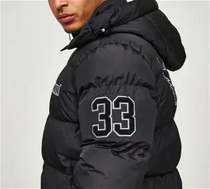 Dripmade Chief Short Puffer Jacket - Black - Size XL