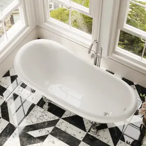 Traditional Slipper Freestanding Bath & Feet from Balterley - 1500mm x 770mm