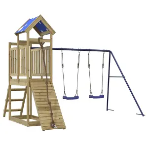 Berkfield Outdoor Playset Impregnated Wood Pine