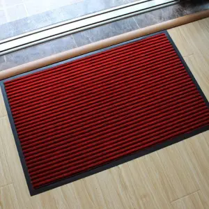 Non Slip Rubber Door Mat  Indoor & Outdoor Anti Skid Floor Entrance Carpet for Home