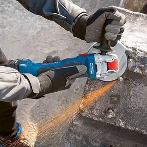 Bosch GWX 18V-7 X-LOCK 18v 115mm Brushless Angle Grinder Bare + LBOXX 06019H9104