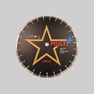 400mm HDP Star Multi+ Diamond Blade 20mm Bore