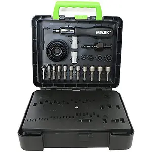 MYLEK 204 Piece Drill Bit And Screwdriver Accessory Set