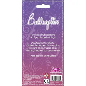 Paper Projects Reusable Butterflies Sticker Multicoloured (One Size)