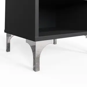 Elevate Black TV Cabinet with mood lighting & Intelligent eye