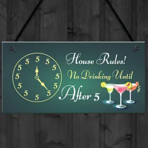 Funny Bar Sign Home Bar Pub Kitchen Hanging Sign Gin Wine Gift Lockdown