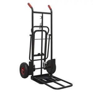 Sealey 300kg Heavy Duty 3-In-1 Sack Truck With PU Tyres 300kg Capacity CST989HD