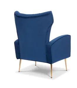 Velvet Blue Talia Accent Chair