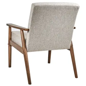 Beliani Retro Armchair ESRUM Grey