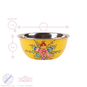 BillyCan - Picnic Bowl Set - Buttercup Pansy - 3pc