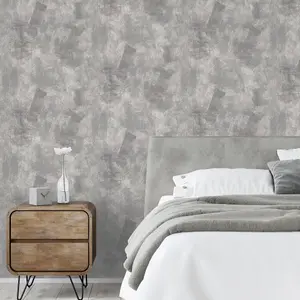 Arthouse Brushed Strokes Grey Wallpaper