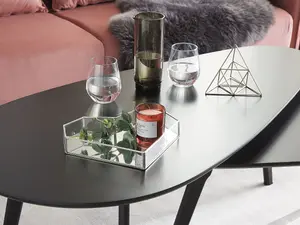 Beliani Glam Tray PONTIVY Mirrored Silver