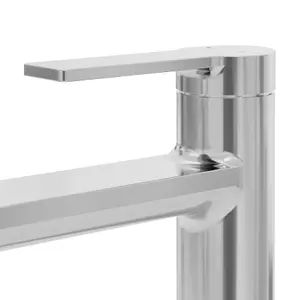 GoodHome Akita Tall Chrome effect Round Basin Mixer Tap