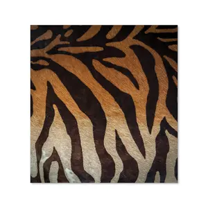 Tiger Skin Print Premium Glass Kitchen Splashback W700mm x H750mm