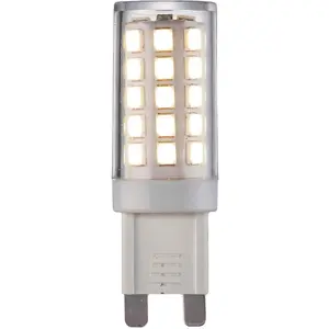 Clear & White 3.5W G9 SMD LED Light Bulb - Non-dimmable Cool White - 400lm 4000k