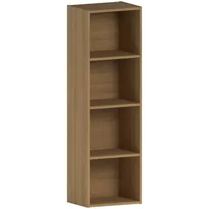 Gerardi Standard Bookcase Oak / 106 cm H x 32 cm W