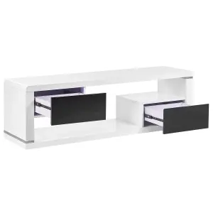 Beliani Modern TV Stand White SPOKAN