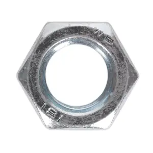 Sealey Steel Nut M24 Zinc DIN 934 Pack of 5 Pieces Metric Hex With Bag SN24