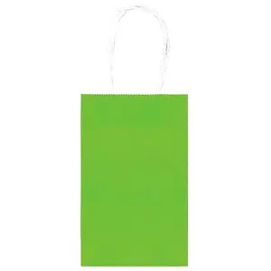 Amscan Plain Party Gift Bag Kiwi Green (One Size)