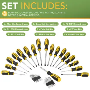 BLOSTM 44PC Screwdriver Set With Stand