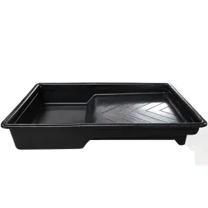 Plastic Paint Tray 9" Painting Tray Durable Decorating Roller Tray Ideal For Trade & DIY Rollers Up To 9" Wide - Pack of 3