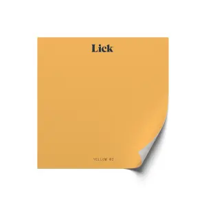 Lick Yellow 02 Peel & stick Tester