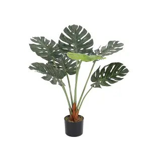 85cm Artificial Tropical Monstera Tree Faux Plant in Pot