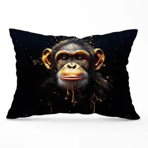 Splashart Cheeky Chimp Face Cushions 33cm x 48cm