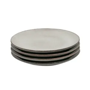 Cooks Professional Nordic Stoneware Set of 4   Side Plates