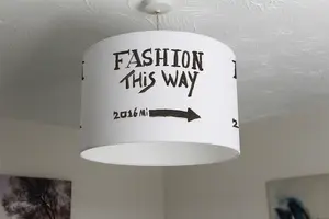 Fashion This Way (Ceiling & Lamp Shade) / 45cm x 26cm / Lamp Shade