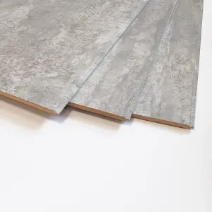 Shiplap Wall Panels - Concrete Grey - 2750mm x 205mm x 6mm 7 Panel pack 3.85m2 Coverage