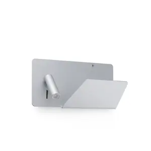 Luminosa Suau LED Indoor Wall Lamp Silver