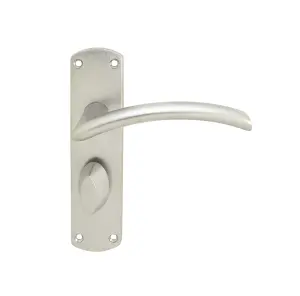 Serozzetta Satin Chrome Serozzetta Tres Lever on WC Backplate (SZC033SC)