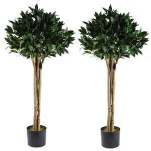 120cm Bay Tree Laurel UV Resistant Outdoor Topiary