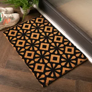 Square Tiles Patterned Doormat