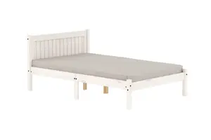 Birlea Trent Double Bed Frame In White