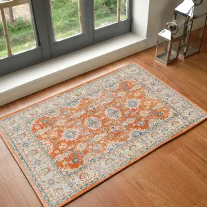 AVNI Machine Washable Vintage Area Rug 66 x 115 cm