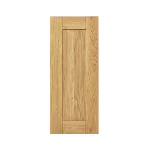 GoodHome Verbena Natural oak shaker Matt natural Highline Cabinet door (W)300mm (H)715mm (T)20mm