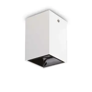 Ideal Lux Nitro Integrated LED Square Surface Mounted Downlight White 2350Lm 3000K