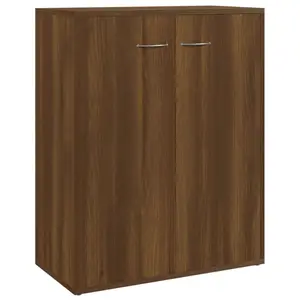 Aatish 60 Cm Wide Sideboard Brown Oak