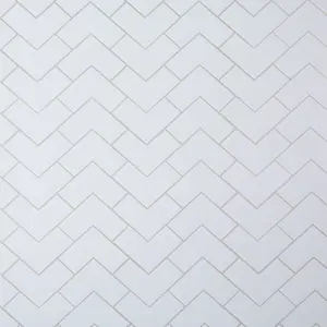 D-C-Fix White Herringbone Window film, (L)1.5m (W)0.45m