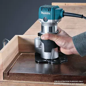 Makita RT0700CX4 240V 1/4" Router Laminate Trimmer with Guide and Offset Base