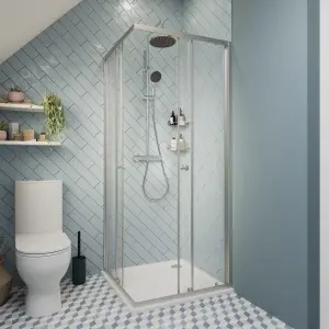 Cooke & Lewis Lidia Chrome effect Shower